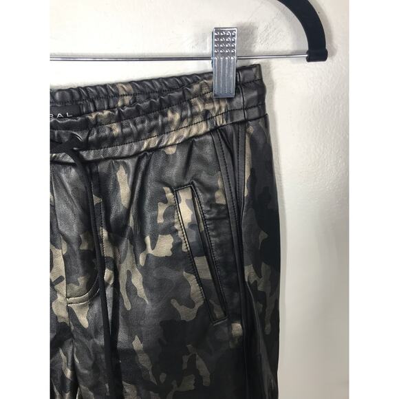 Koral Activewear Metallic Caliber Tuxedo Stripe Camo Print Vegan Pants Travel - Picture 4 of 15